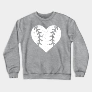 Baseball Heart Crewneck Sweatshirt